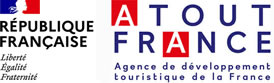 Logo Republique Francais und A tout France